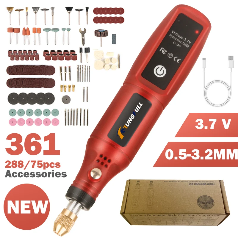 Jewelry Making Drill - USB-Aufladbarer Kabelloser Gravierstift Drahtloser Elektrischer Bohrer
