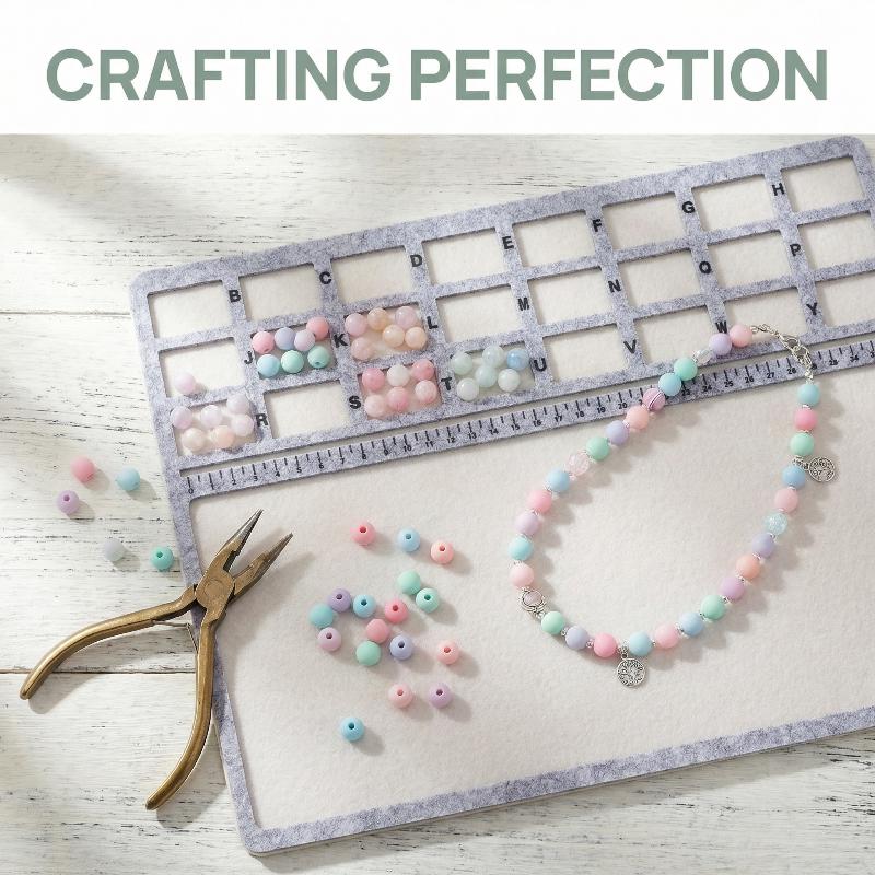 Filz-Perlenmatte, rechteckige  – Jewelry Making Board Bewertung und Preis