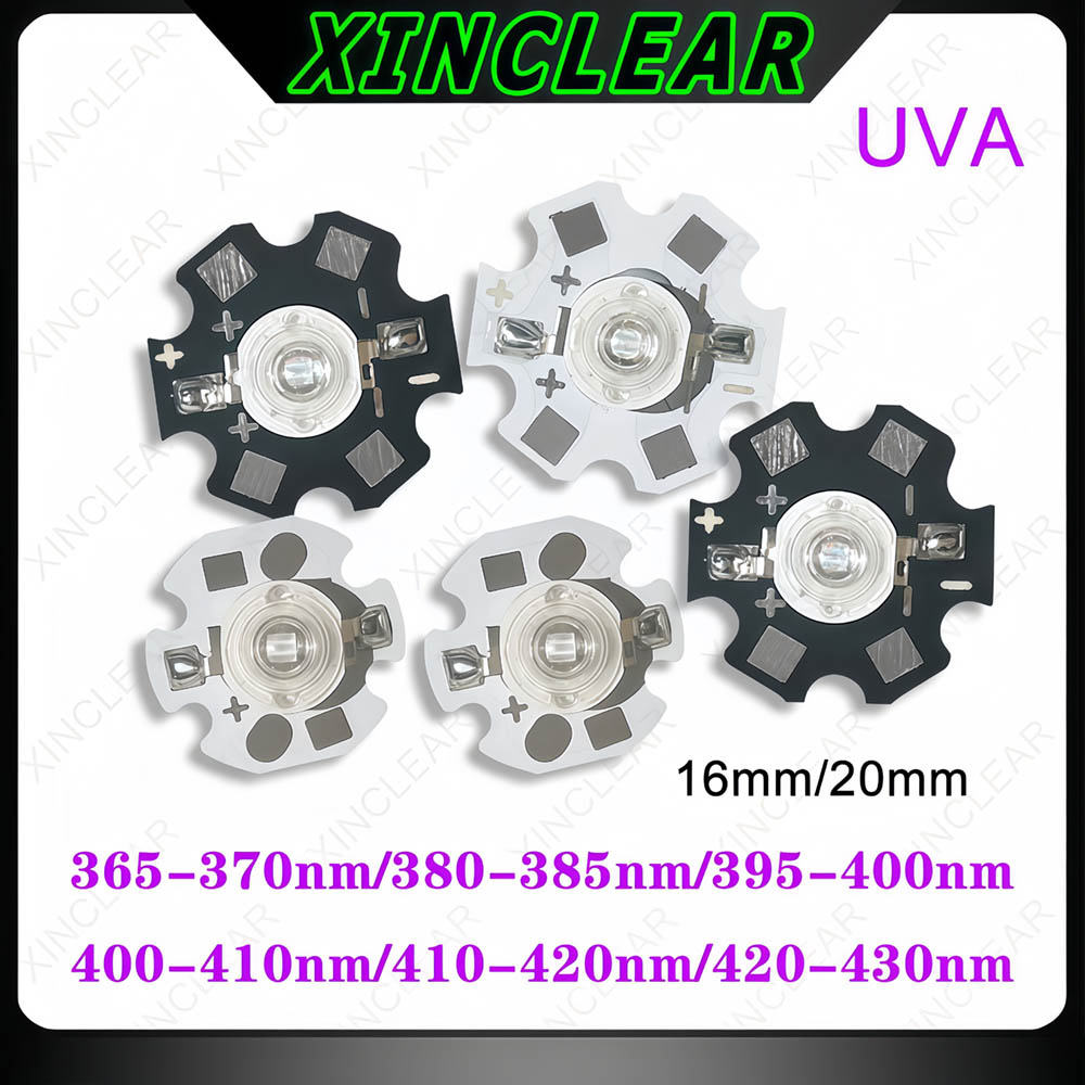 3W UVA-LED-Chips UVA 370nm 380 – Jewelry Making Board Bewertung und Preis